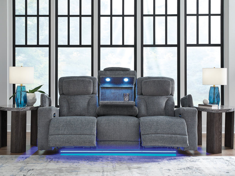 Studio Cave Power Reclining Sofa - Abundant Home Collections