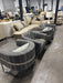 Bernhardt Gray Fabric & Chrome Chairs (4x)