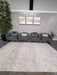 Bernhardt Gray Fabric & Chrome Chairs (4x)