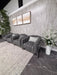 Bernhardt Gray Fabric & Chrome Chairs (4x)
