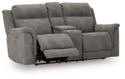 Next-Gen DuraPella Power Reclining Loveseat with Console - Abundant Home Collections