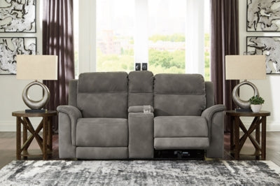 Next-Gen DuraPella Power Reclining Loveseat with Console - Abundant Home Collections