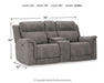 Next-Gen DuraPella Power Reclining Loveseat with Console - Abundant Home Collections