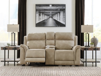 Next-Gen DuraPella Power Reclining Loveseat with Console - Abundant Home Collections