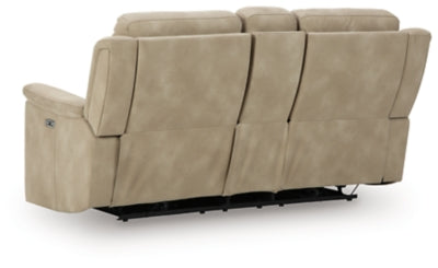 Next-Gen DuraPella Power Reclining Loveseat with Console - Abundant Home Collections