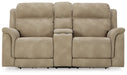 Next-Gen DuraPella Power Reclining Loveseat with Console - Abundant Home Collections