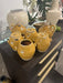 Gold Decorative Jars Set x6