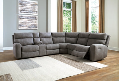 Next-Gen DuraPella Power Reclining Sectional - Abundant Home Collections