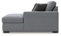 Bealton Sectional with Double Chaise - Abundant Home Collections