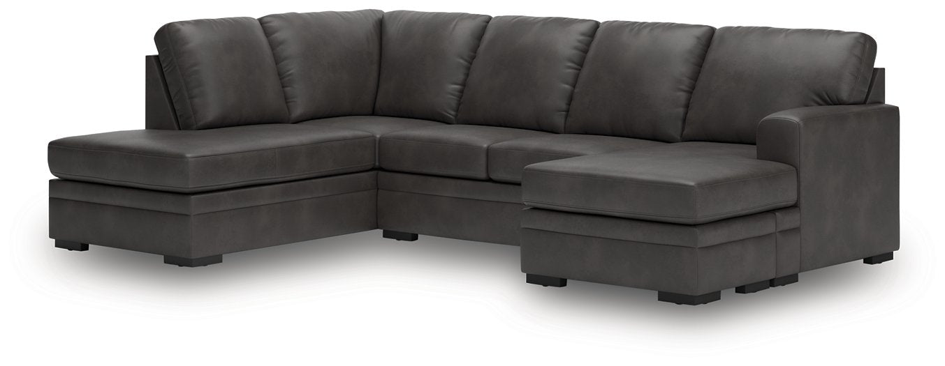Lofton-Pike Sectional with Chaise - Abundant Home Collections