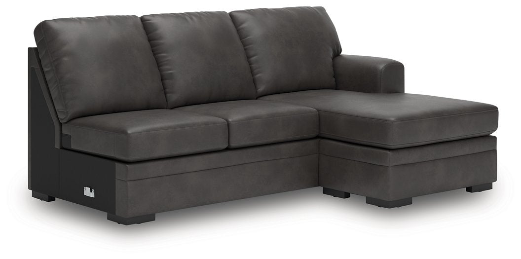 Lofton-Pike Sectional with Chaise - Abundant Home Collections