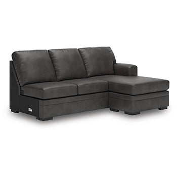 Lofton-Pike Sectional with Chaise - Abundant Home Collections