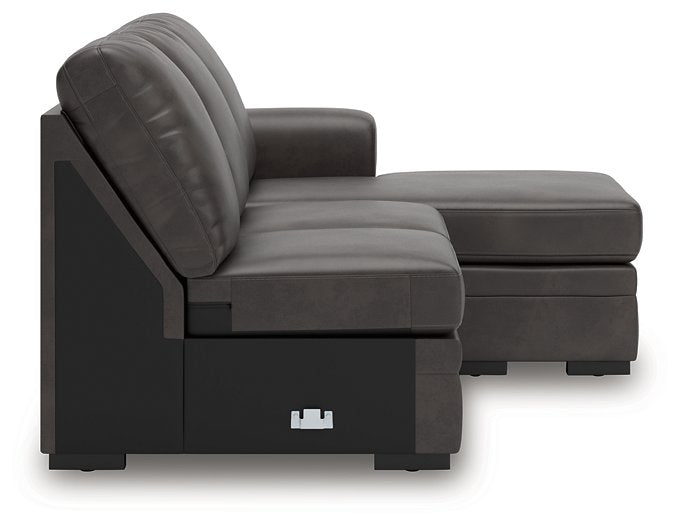 Lofton-Pike Sectional with Chaise - Abundant Home Collections