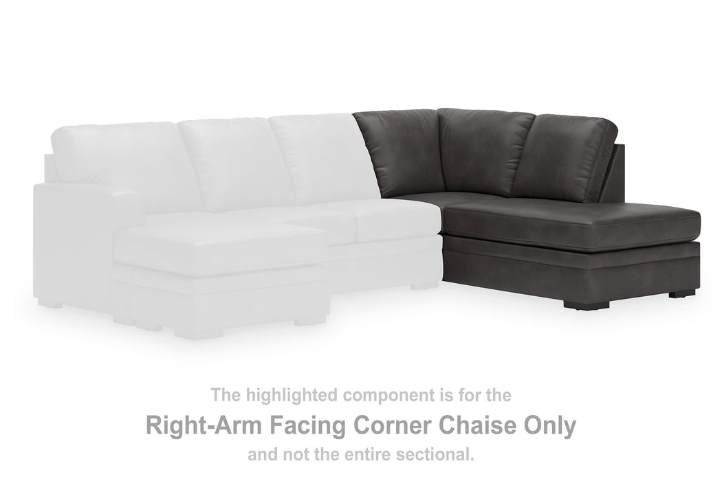 Lofton-Pike Sectional with Chaise - Abundant Home Collections