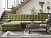 Caspian-Town Sectional with Chaise - Abundant Home Collections
