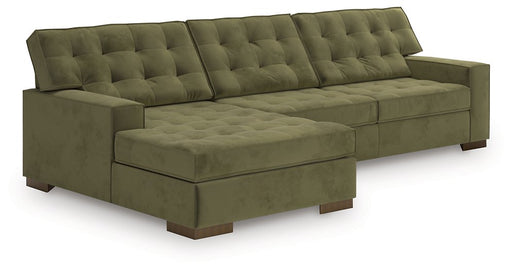 Caspian-Town Sectional with Chaise - Abundant Home Collections