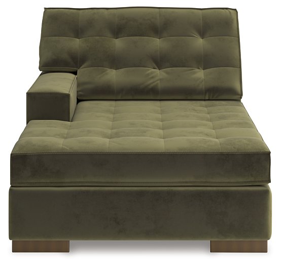 Caspian-Town Sectional with Chaise - Abundant Home Collections