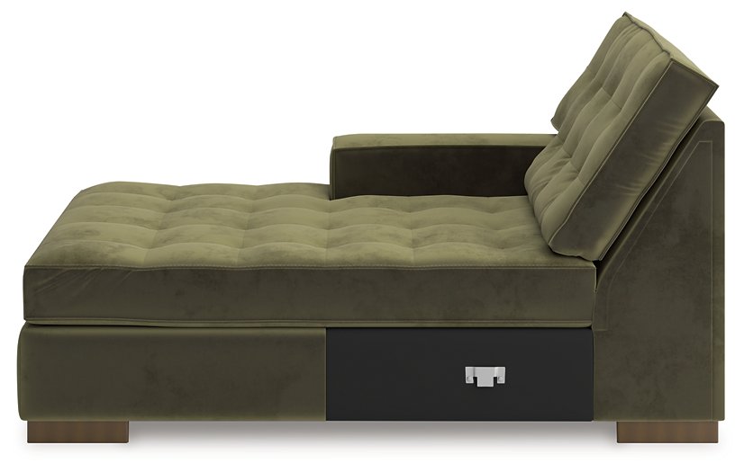 Caspian-Town Sectional with Chaise - Abundant Home Collections