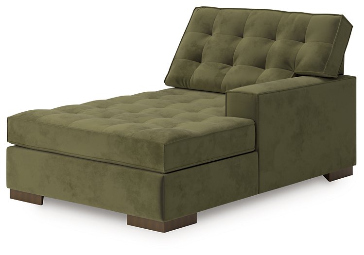 Caspian-Town Sectional with Chaise - Abundant Home Collections