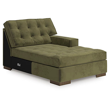 Caspian-Town Sectional with Chaise - Abundant Home Collections