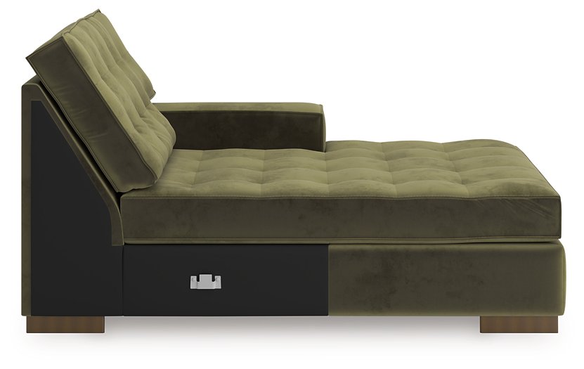 Caspian-Town Sectional with Chaise - Abundant Home Collections