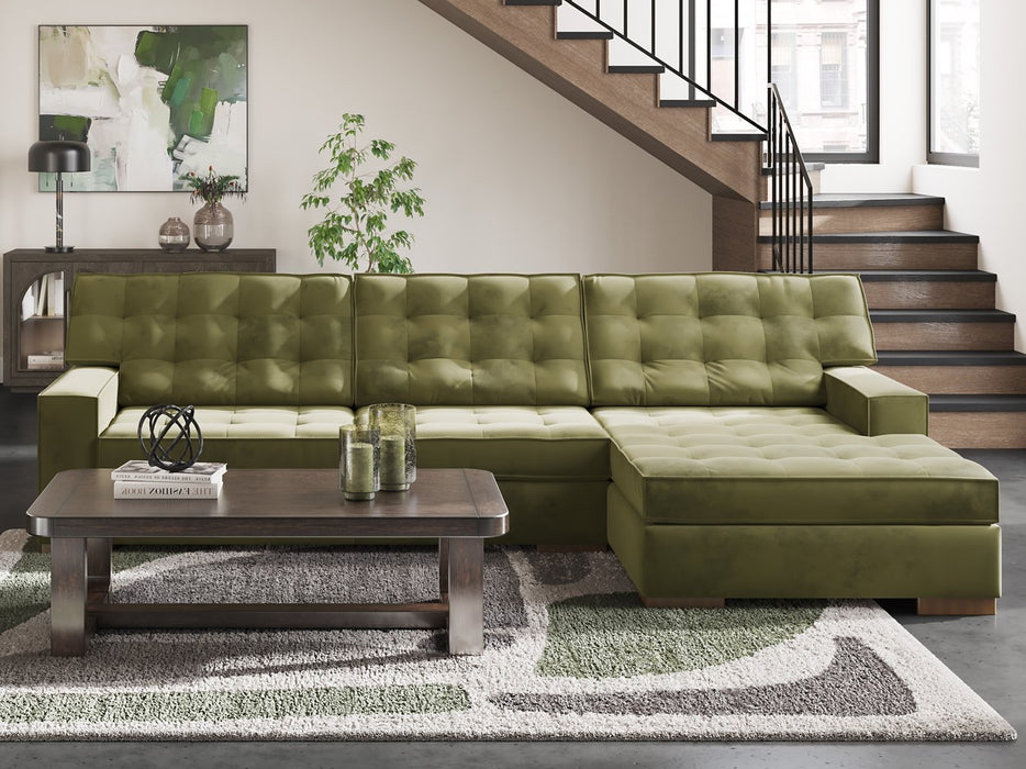 Caspian-Town Sectional with Chaise - Abundant Home Collections