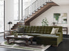 Caspian-Town Sectional with Chaise - Abundant Home Collections