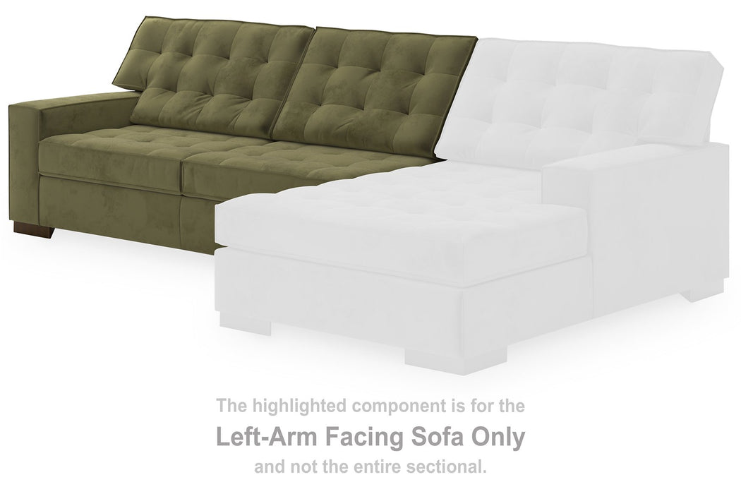 Caspian-Town Sectional with Chaise - Abundant Home Collections
