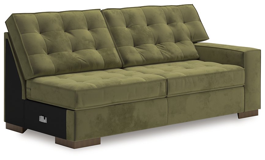 Caspian-Town Sectional with Chaise - Abundant Home Collections