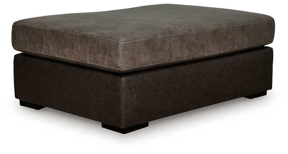 Castille Way Oversized Accent Ottoman - Abundant Home Collections
