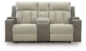 WhipLash Power Reclining Loveseat with Console - Abundant Home Collections