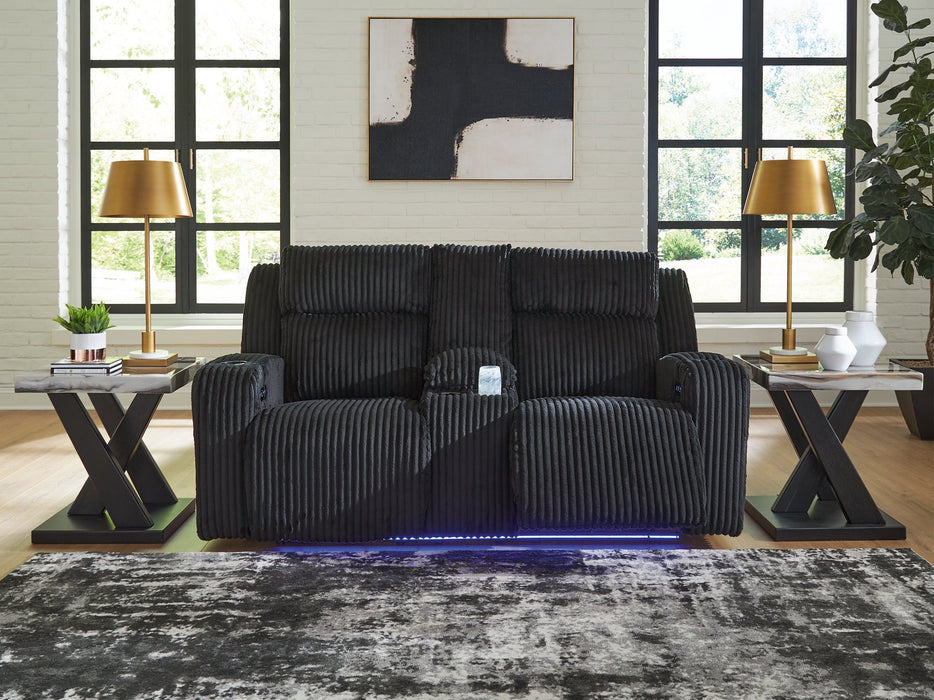 Forest Lake Power Reclining Loveseat with Console - Abundant Home Collections