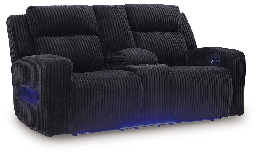 Forest Lake Power Reclining Loveseat with Console - Abundant Home Collections