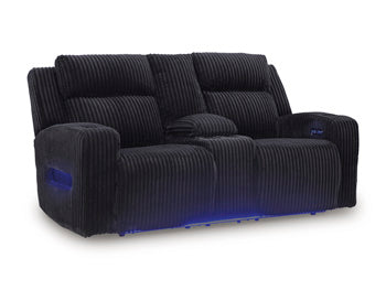 Forest Lake Power Reclining Loveseat with Console - Abundant Home Collections
