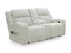 Forest Lake Power Reclining Loveseat with Console - Abundant Home Collections