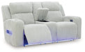 Forest Lake Power Reclining Loveseat with Console - Abundant Home Collections