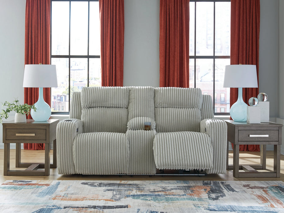 Forest Lake Power Reclining Loveseat with Console - Abundant Home Collections
