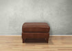 Ashby Leather Ottoman