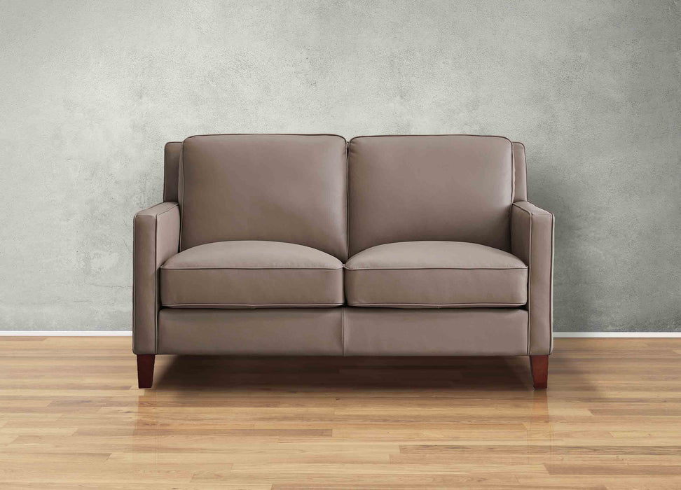 Ashby Leather Loveseat