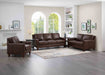 Ashby Leather Loveseat