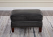 Oxford Leather Ottoman