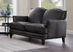 Oxford Leather Ottoman