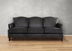 Oxford Leather Ottoman