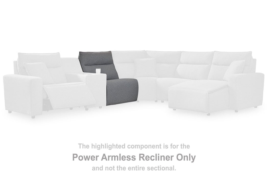 Modmax Reclining Sectional with Audio Consoles - Abundant Home Collections
