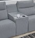 Modmax Reclining Sectional with Console - Abundant Home Collections