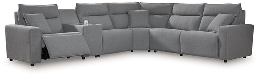 Modmax Reclining Sectional with Console - Abundant Home Collections