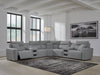 Modmax Power Reclining Sectional with Chaise - Abundant Home Collections