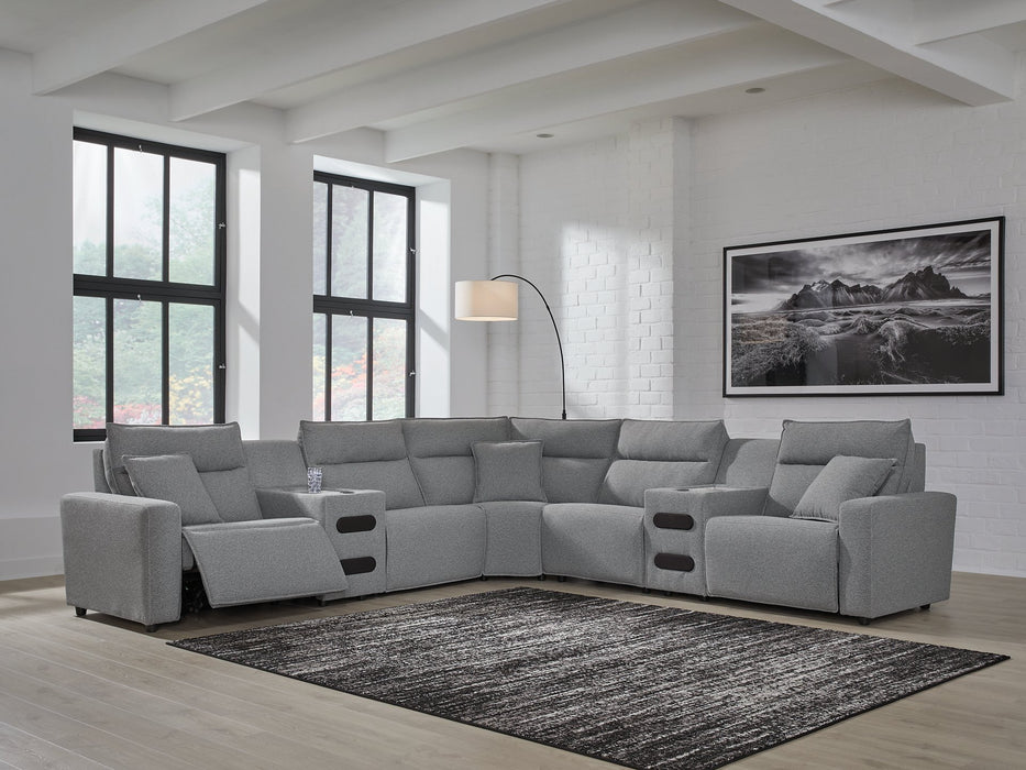 Modmax Power Reclining Sectional with Chaise - Abundant Home Collections