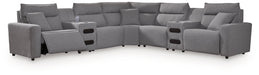 Modmax II Power Reclining Sectional with Audio Consoles - Abundant Home Collections