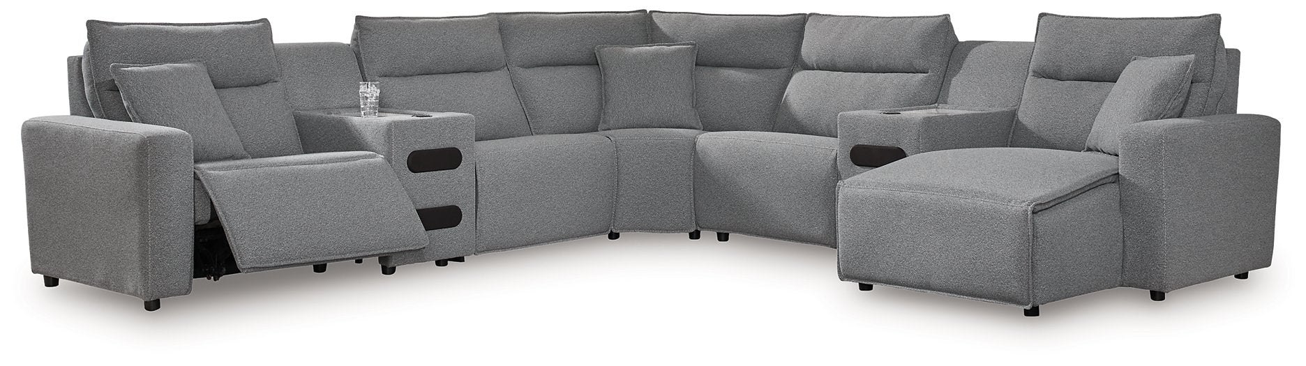 Modmax Power Reclining Sectional with Chaise - Abundant Home Collections